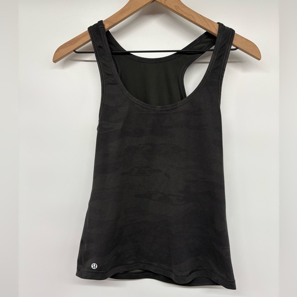 Lululemon Top Womens 4 Gray Tank Top Athleisure Yoga Running - Picture 1 of 5